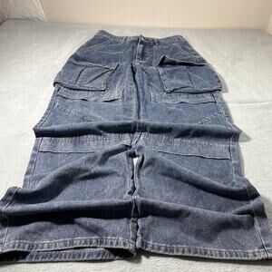 Y2k 2000s Beyond Baggy Cargo Jeans 30x31 Wide Relaxed Hamilton Loose Palazzo Vtg